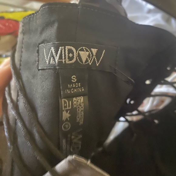 Dolls Kill NWOT Sold Out Women's Black Angel Print Corset Top - Picture 11 of 11